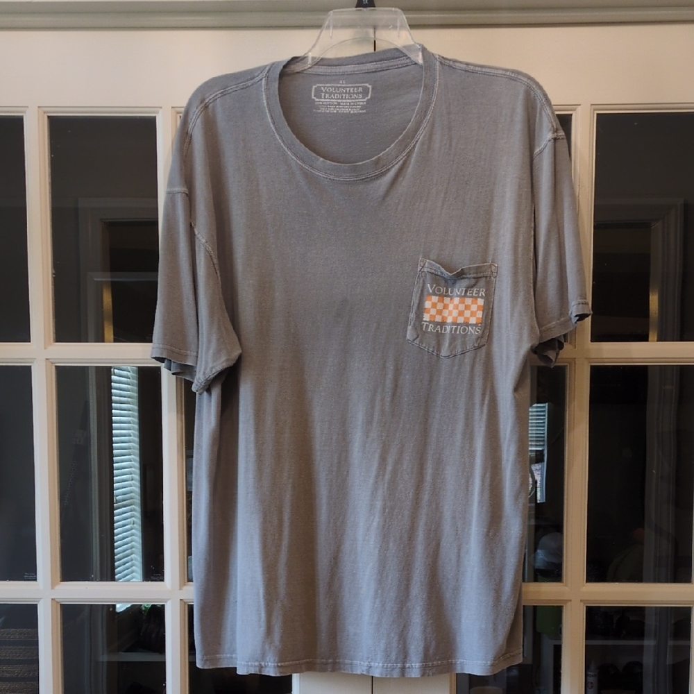 Volunteer Traditions Grey Men's Checkerboard Shirt